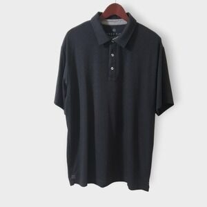 Free Fly Mens 2XL Performance Bamboo Polo Shirt Dark Gray Heather Short Sleeve